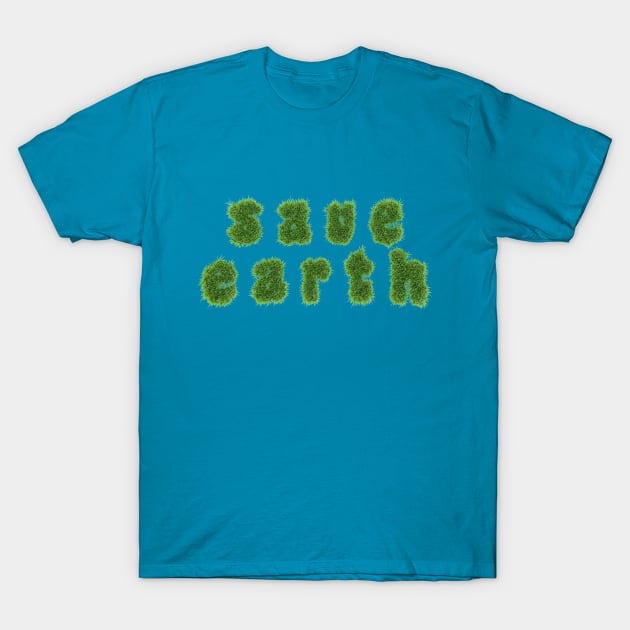 Save Earth T-Shirt by Tarasevi4